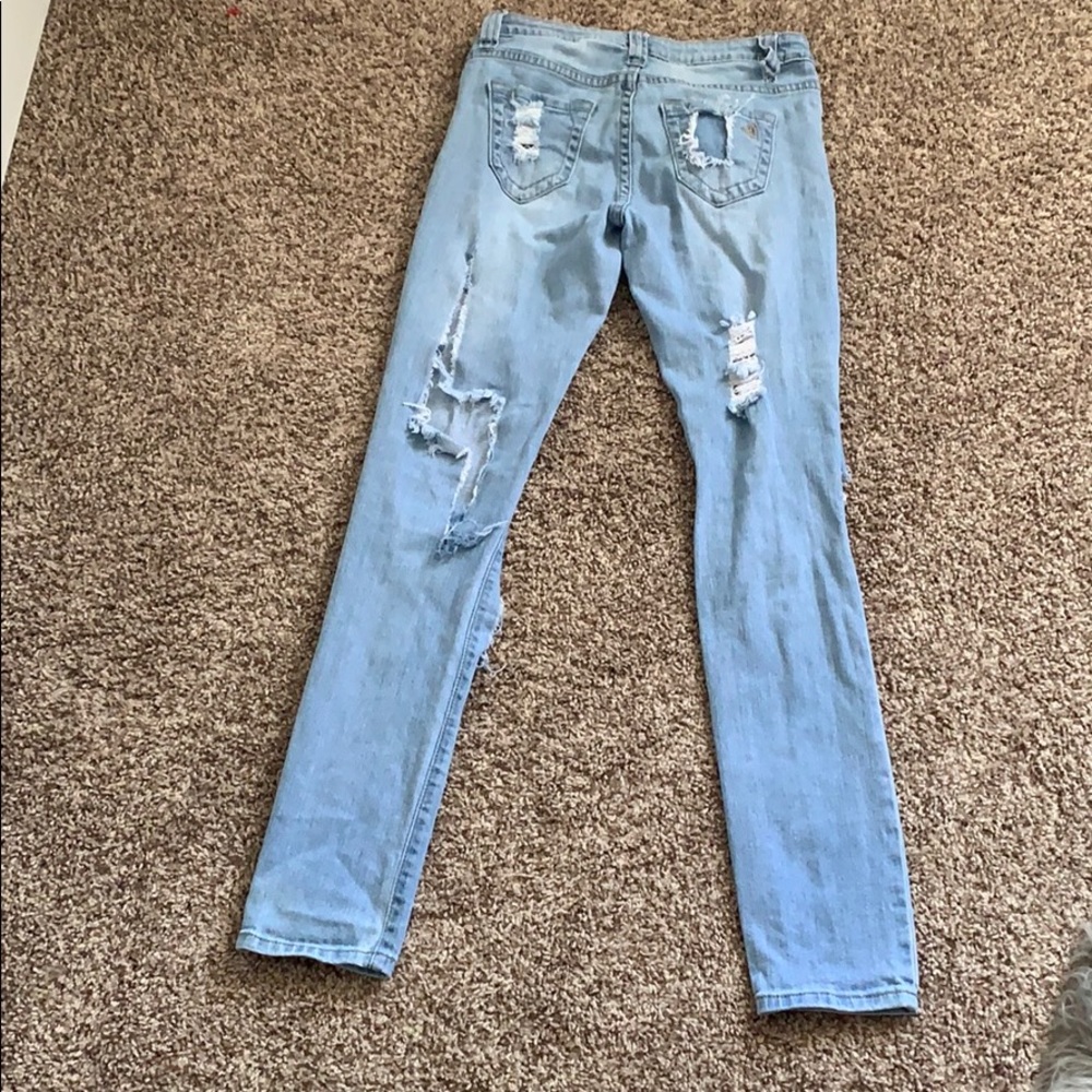 Distressed Ripped Jeans - Picture 2 of 2